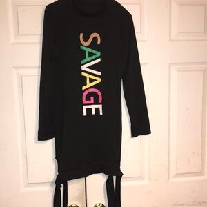Women/Junior’s “Savage” Tunic/Mini Dress